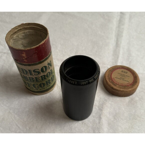 Edison Amberol Record 4 minute cylinder 10083 Just One Sweet Girl -Manuel Romain - Picture 12 of 12